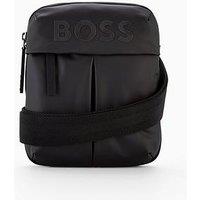 Boss Stormy Coated Pu Crossbody Bag - Black