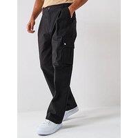 Hugo Straight Fit Graysen253 Cargo Trousers - Black
