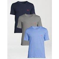 Hugo Bodywear Regular Fit 3 Pack T-Shirt - Assorted