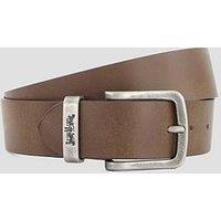 Levi'S Metal Two Horse Keeper Leather Belt