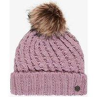 Roxy Junior Girls Blizzard Beanie Hat - Purple