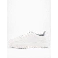 Hugo Yarrow Leather Tennis Trainers - White