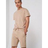 Hugo Bodywear Liam Taped Loungewear T-Shirt - Beige