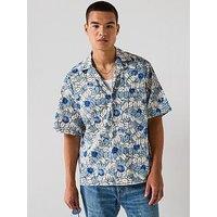Hugo Blue Eligino Relaxed Fit Shirt - Light Blue