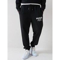 Hugo Blue Nevez Loose International Logo Joggers - Black