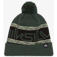 Quiksilver Junior Boys Skiing Summit Beanie Hat - Green