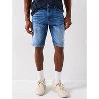 Boss Remaine Denim Shorts - Mid Wash