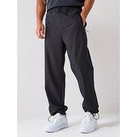 Hugo Straight Fit Gabri253 Tech Trousers - Black