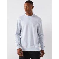 Boss Westart Relaxed Fit Crew Sweater - Grey