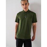 Hugo Deabono_D Regular Fit Centre Stacked Nikel Logo Polo Shirt - Green