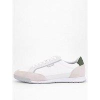 Boss Nitan Suede Mesh Trainers - Off White