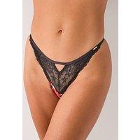 Dorina Anahi Floral String - Black