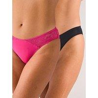 Dorina Willa 2Pk Brief - Pink/Black