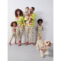 The Very Collection Ladies Grinch Family Christmas Pj - Green