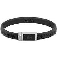 Lacoste 12:12 Mens Bracelet Black
