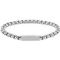 Lacoste L'Essential Mens Bracelet Silver