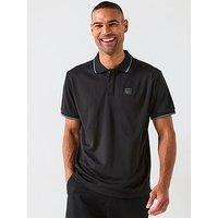 North Sails Small Logo Short Sleeve Polo Shirt - Black