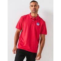 North Sails Small Logo Short Sleeve Polo Shirt - Red