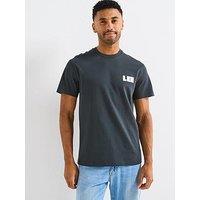 Lee Short Relaxed Graphic T-Shirt - Black