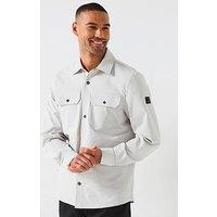 North Sails Long Sleeve Regular Fit Shirt With Chest Pockets - Grey