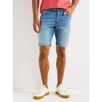 Wrangler Wrangler Texas Denim Shorts- Dark Blue