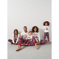 The Very Collection Kids Polar Express Family Christmas Pj - Cream