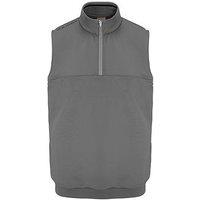 Oscar Jacobson Mens Golf Westland Sleeveless Mid Layer - Grey