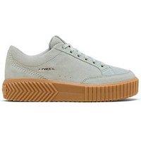 Sorel Womens Ona Ave Low Sneakers - Green