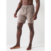Boss Mix & Match Lightweight Loungewear Shorts - Brown