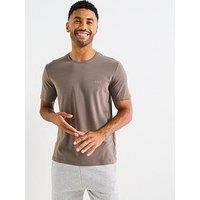 Boss Mix & Match Regular Fit Loungewear T-Shirt - Brown