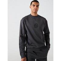 Boss Bb Patch Loungewear Sweatshirt - Grey