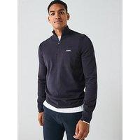 Boss Mens Golf Mid Layer Top - Navy