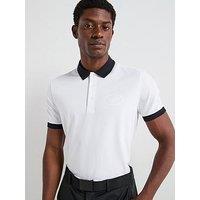 Boss Mens Golf Logo Polo - White