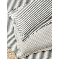 Yard Hebden 100% Cotton Fitted Sheet Or Pillowcases - Grey