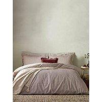 Yard Hebden 100% Cotton Duvet Cover Set In Beetroot