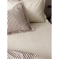 Yard Hebden 100% Cotton Fitted Sheet Or Pillowcases - Beetroot