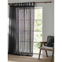 Yard Nimbus Tie Top Sheer Curtain Panel Voile
