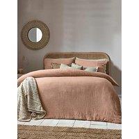Yard Lark 100% Cotton Duvet Cover Set - Pink Clay