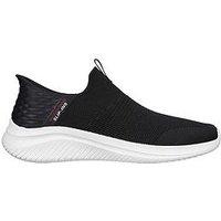 Skechers Slip- Ins Ultra Flex Wide Fit Trainers-Black