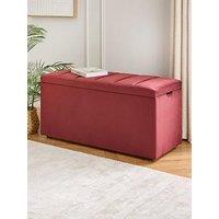 Very Home New Dakota Ottoman - Burgundy