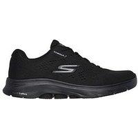Skechers Go Walk Lace Trainers-Black