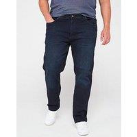 D555 Tapered Fit Stretch Jeans - Blue