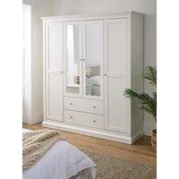 Very Home Hanna 4 Door Mirror Combi Wardrobe