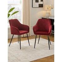 Very Home Alisha Pair Of Dining Chairs - Fsc Certified