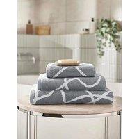 Copenhagen Home Pablo 100% Cotton Towel Collection - Charcoal