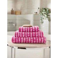 Copenhagen Home Arri 100% Cotton Towel Collection - Hot Pink