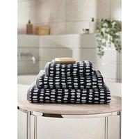Copenhagen Home Arri 100% Cotton Towel Collection - Black