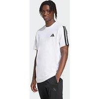 Adidas Sportswear Men'S 3-Stripes T-Shirt - White
