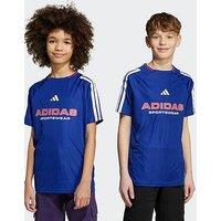 Adidas Sportswear Junior Boys House Of Trio T-Shirt- Black