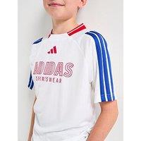 Adidas Sportswear Junior Boys House Of Tiro T-Shirt -White